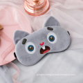 Funny Sleeping Eye Cover Adjustable Strap Eye Patch Cartoon Pig Soft Fur Eye Mask Blindfold